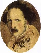 mikhail glinka a portrait of getano donizetti now in liceo musiale in bologna Sweden oil painting artist